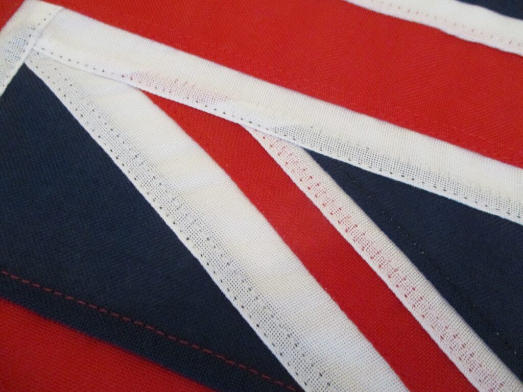 Red Ensign Flag Stitching